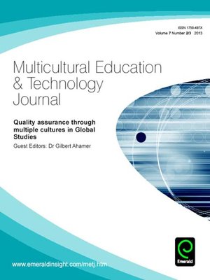 cover image of Multicultural Education & Technology Journal, Volume 7, Issue 2 & 3